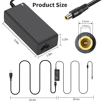 Amazon.com: DC 19V Power Cord for LG Monitor, 6.6FT DC in